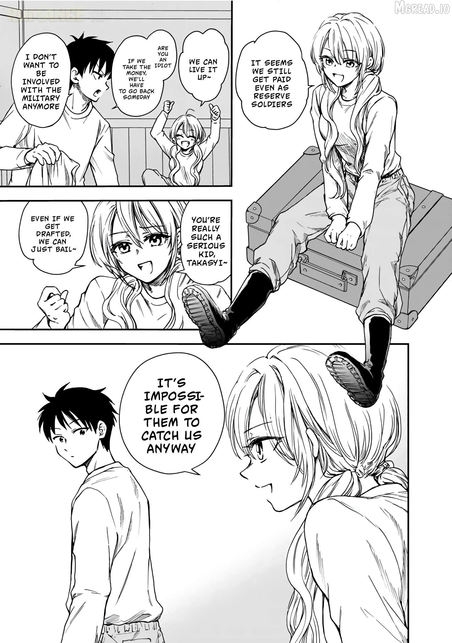 Senchi Kara Kaette kita Takashi-kun. Futsuu ni Koukou Seikatsu wo Okuritai Chapter 1 - page 27