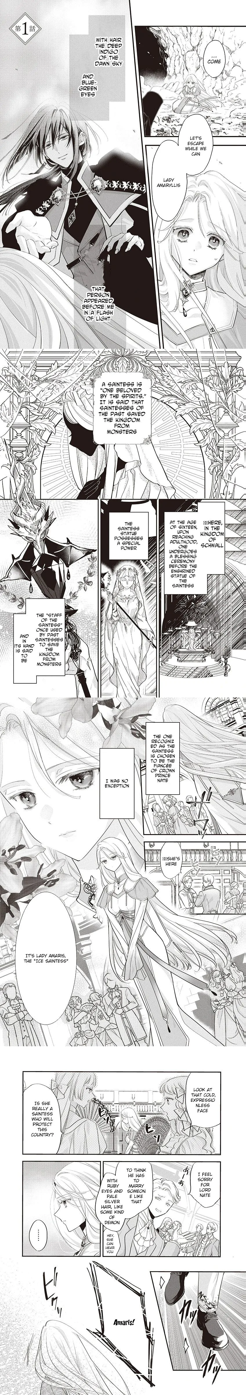 Exiled as a Fake, Turns Out I'm the Real Saintess Chapter 1 - page 1