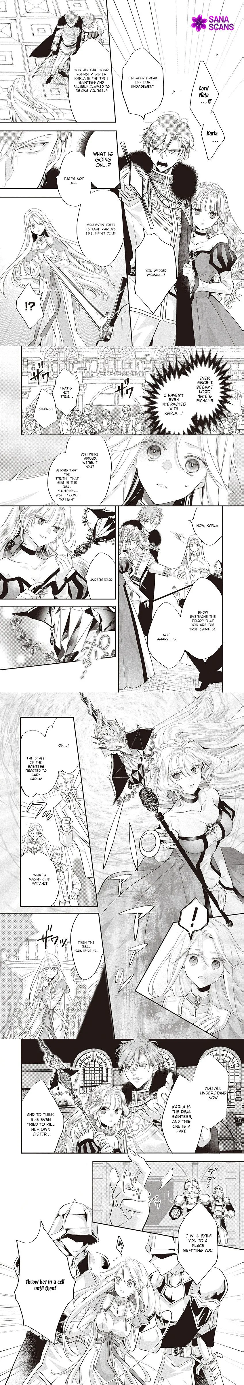 Exiled as a Fake, Turns Out I'm the Real Saintess Chapter 1 - page 2