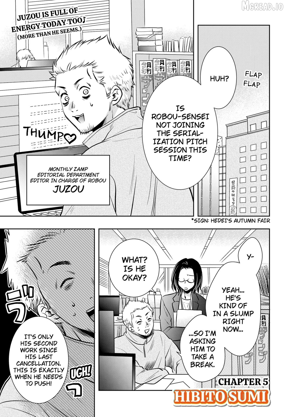 Axed Mangaka and Doujin Creator Chapter 5 - page 1