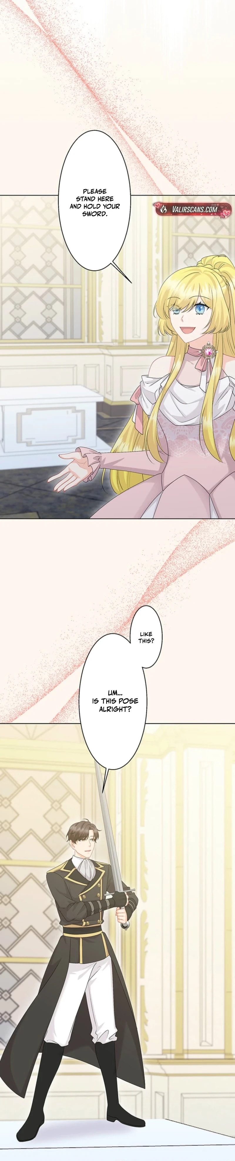 The Holy Sword Lady's Fangirl Life: I'll Protect My Beloved Knight Chapter 7 - page 21
