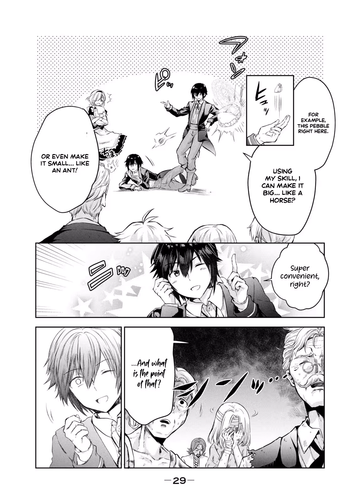 Reincarnated Noble's Omnipotent Domain Expansion ~Using the [Enlarge & Reduce] Skill Made It the Strongest Territory~ Chapter 1.2 - page 6