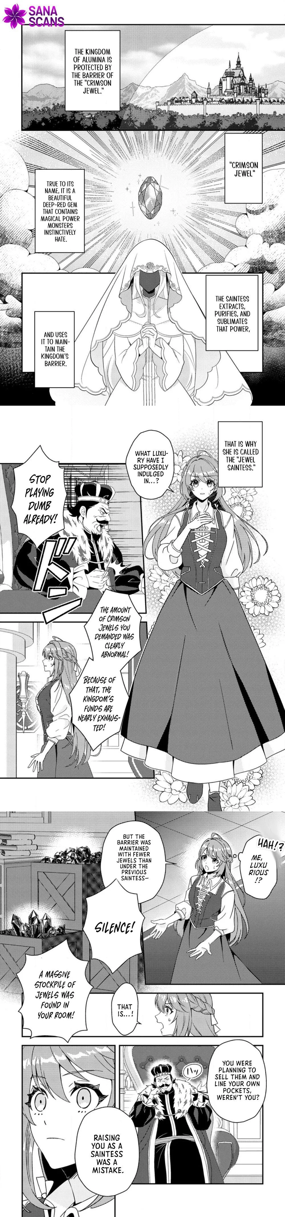 The Jewel Saint: Banished but Living Happily With a Prince Chapter 1 - page 2