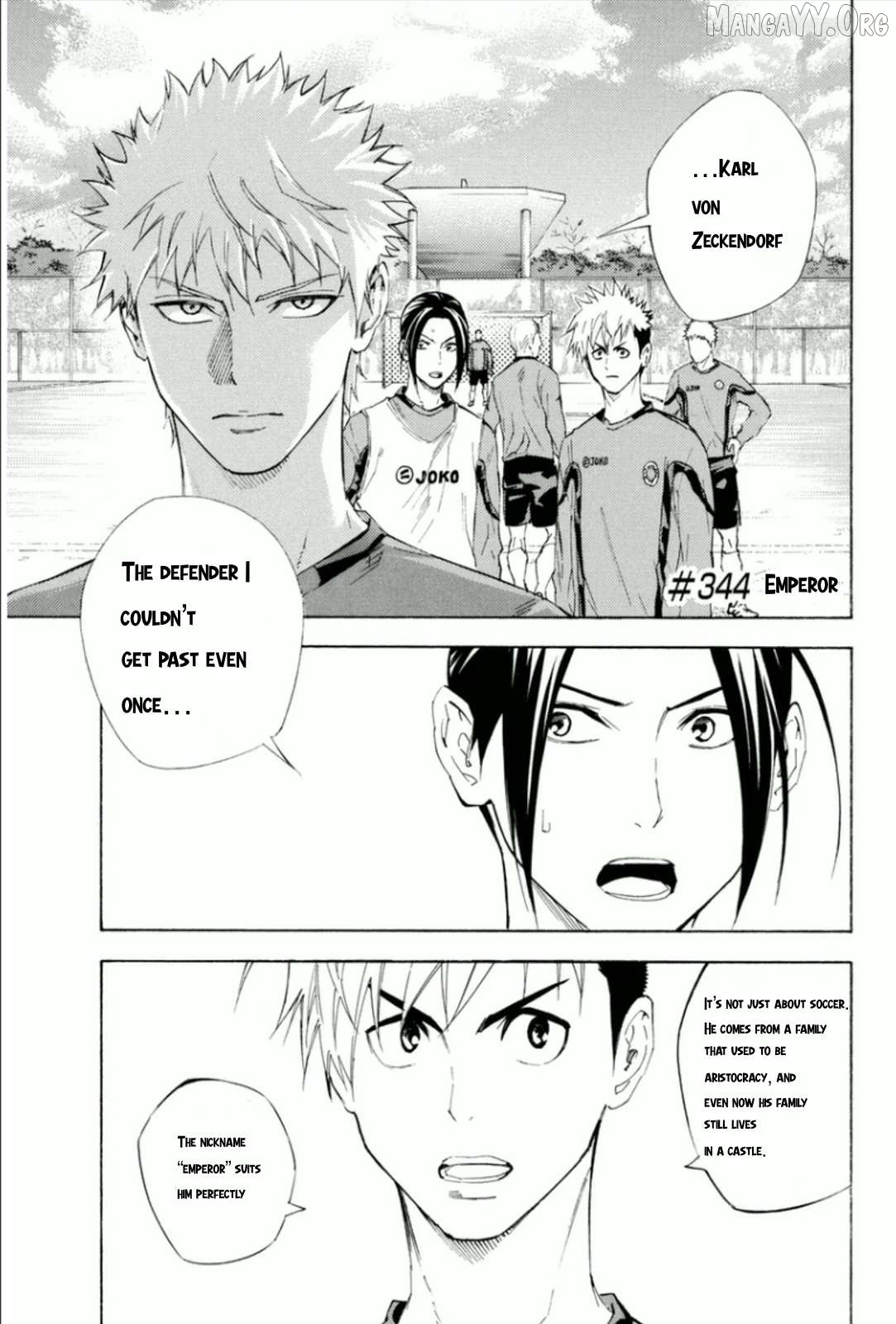 Area no Kishi Chapter 344 - page 1