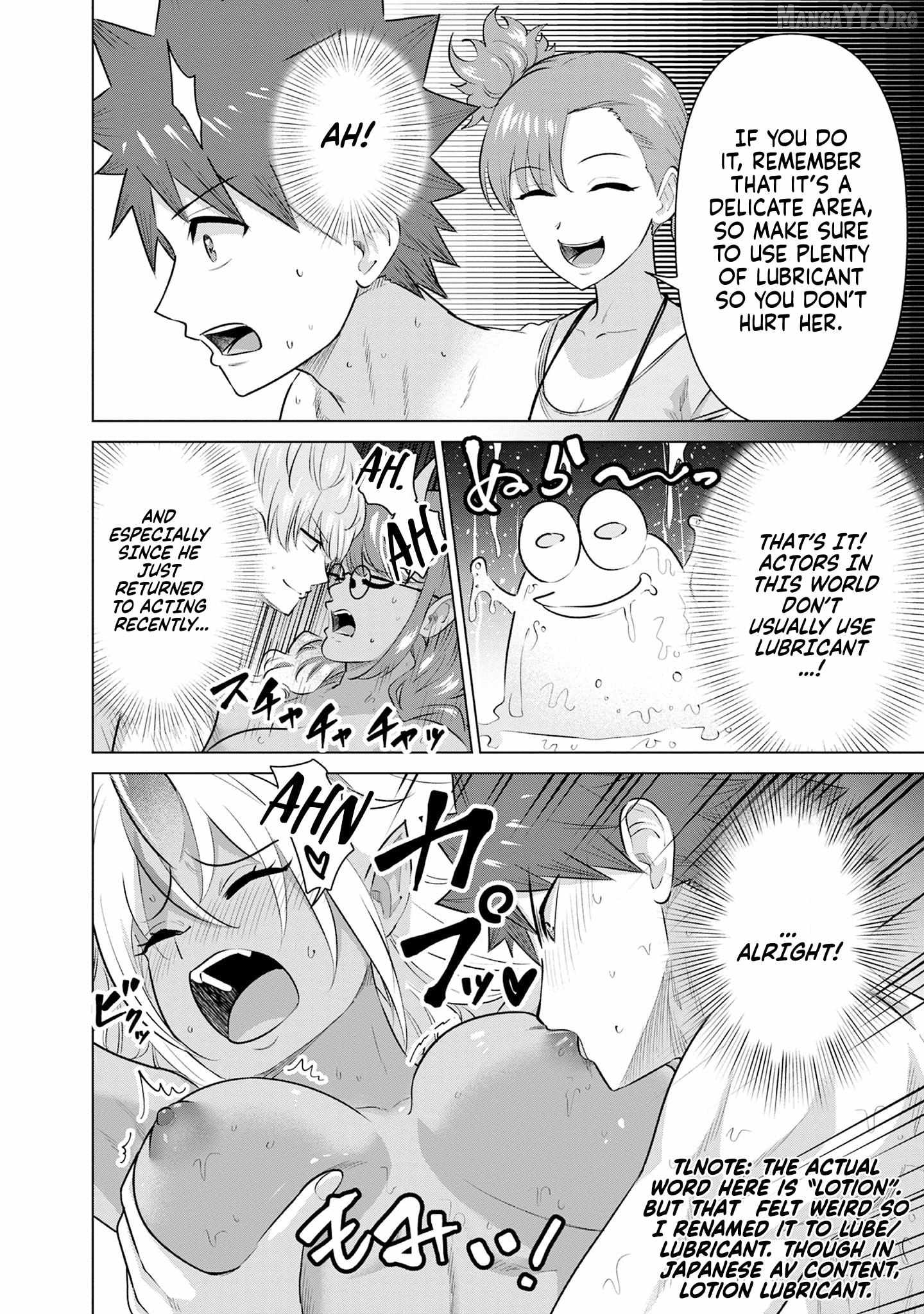 Isekai Pornstar ~Shiru danyuu ga isekai tensei shite ero chishiki furu katsuyo de musou danyuu ni naru hanashi ~ Chapter 48 - page 10