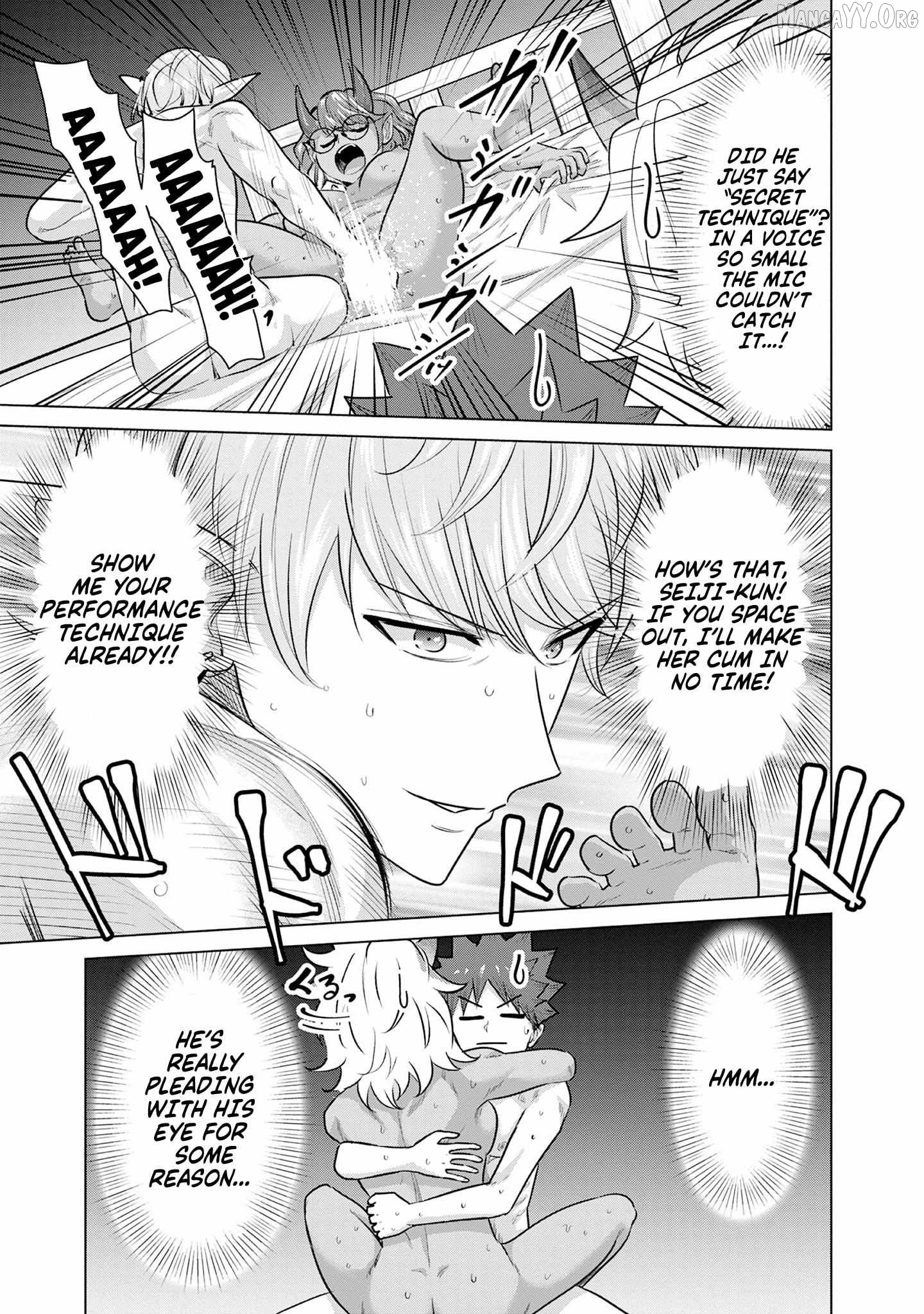 Isekai Pornstar ~Shiru danyuu ga isekai tensei shite ero chishiki furu katsuyo de musou danyuu ni naru hanashi ~ Chapter 48 - page 7