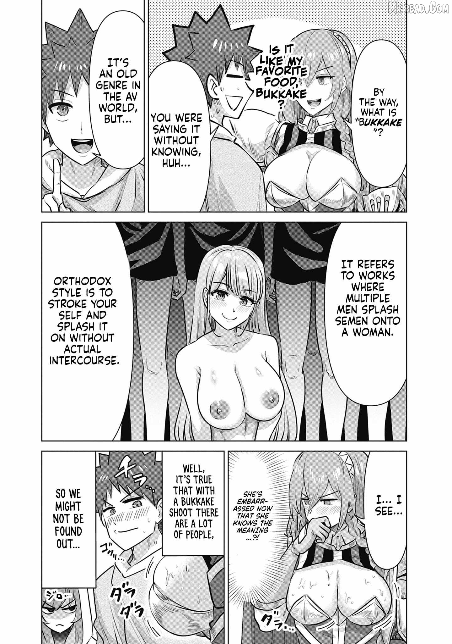 Isekai Pornstar ~Shiru danyuu ga isekai tensei shite ero chishiki furu katsuyo de musou danyuu ni naru hanashi ~ Chapter 56 - page 10