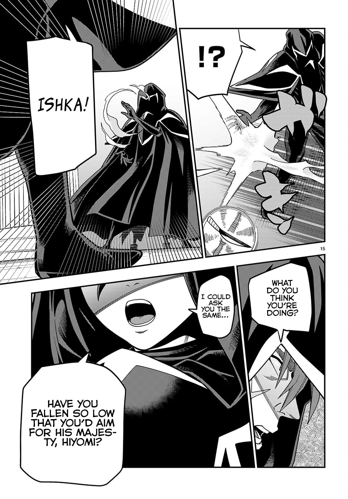 Konjiki no Moji Tsukai - Yuusha Yonin ni Makikomareta Unique Cheat Chapter 128 - page 15