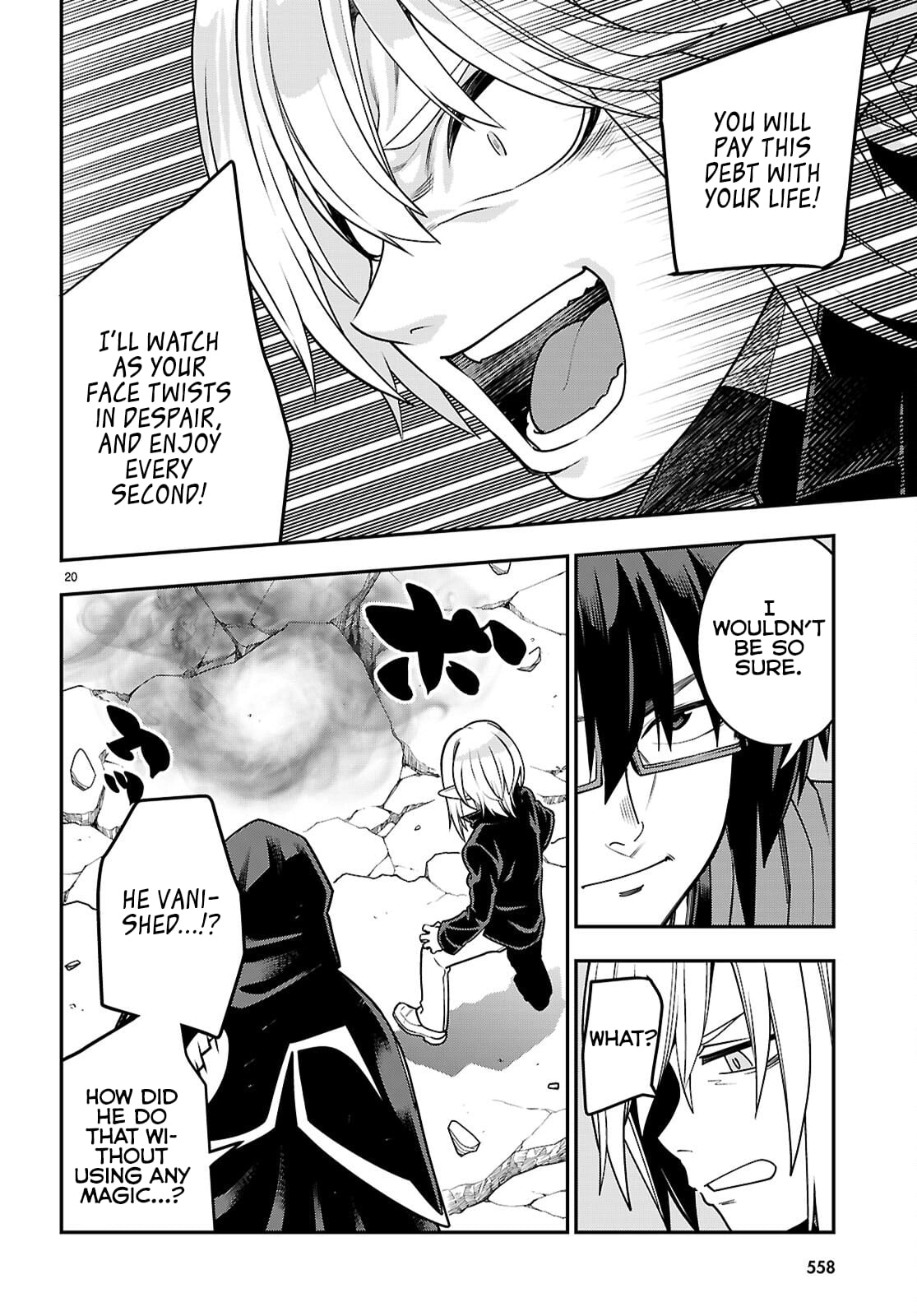 Konjiki no Moji Tsukai - Yuusha Yonin ni Makikomareta Unique Cheat Chapter 128 - page 20