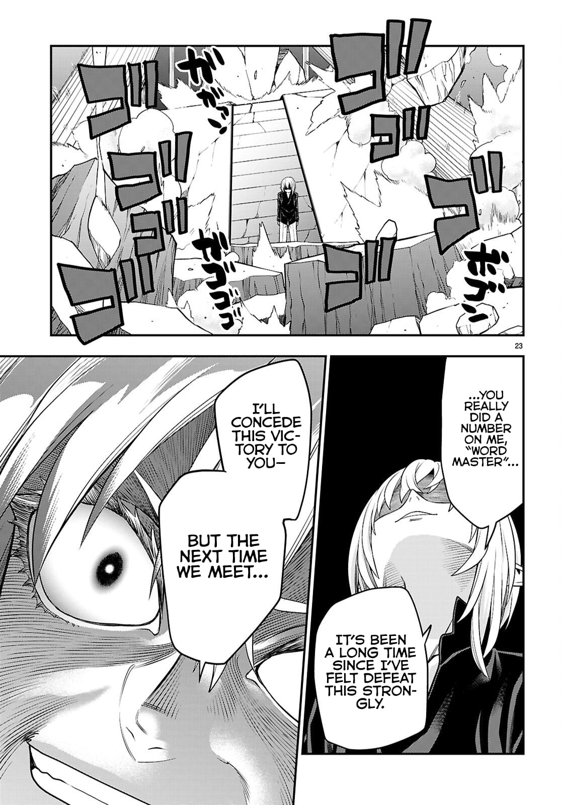 Konjiki no Moji Tsukai - Yuusha Yonin ni Makikomareta Unique Cheat Chapter 128 - page 23