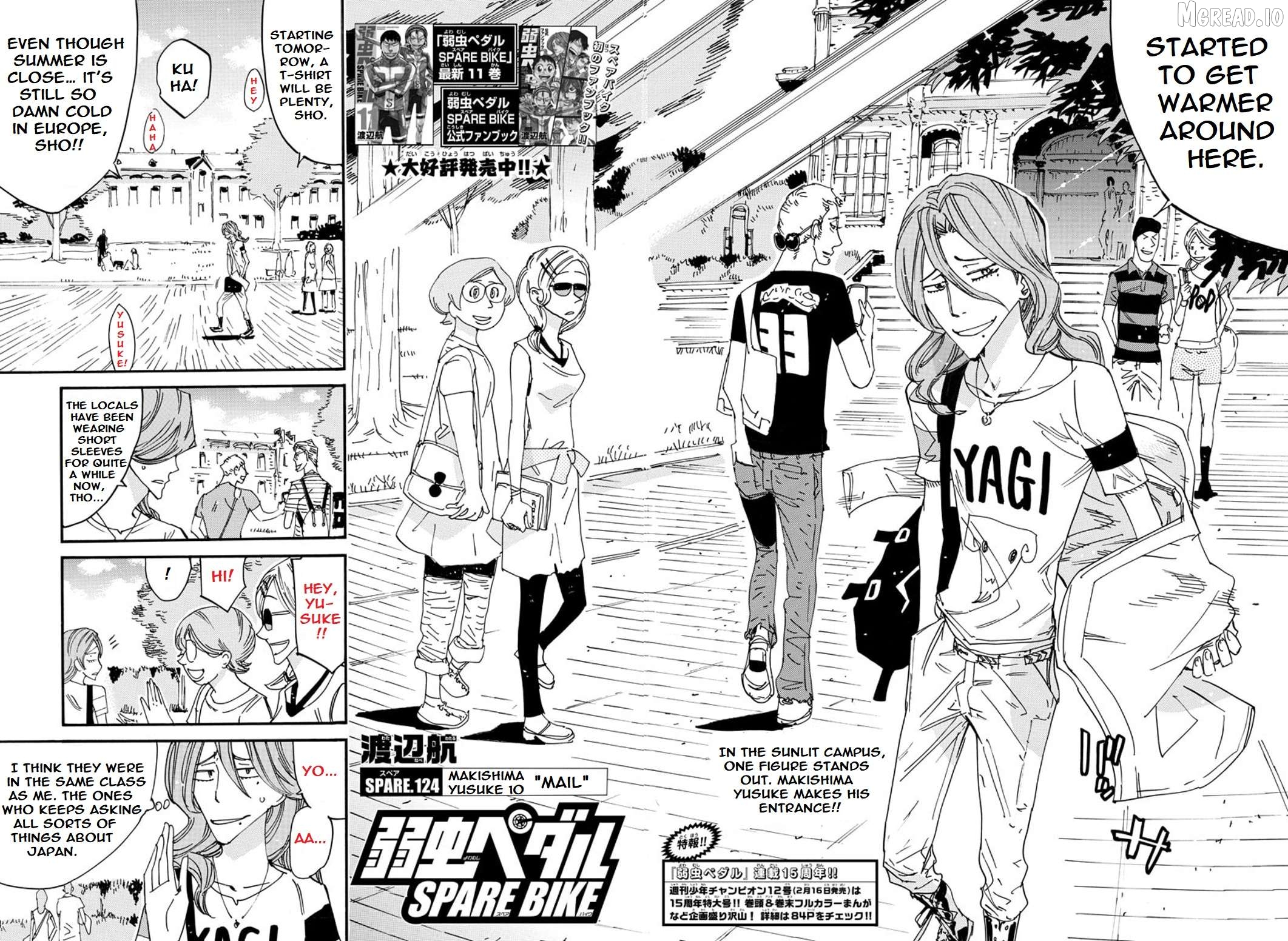 Yowamushi Pedal – Spare Bike Chapter 124 - page 3