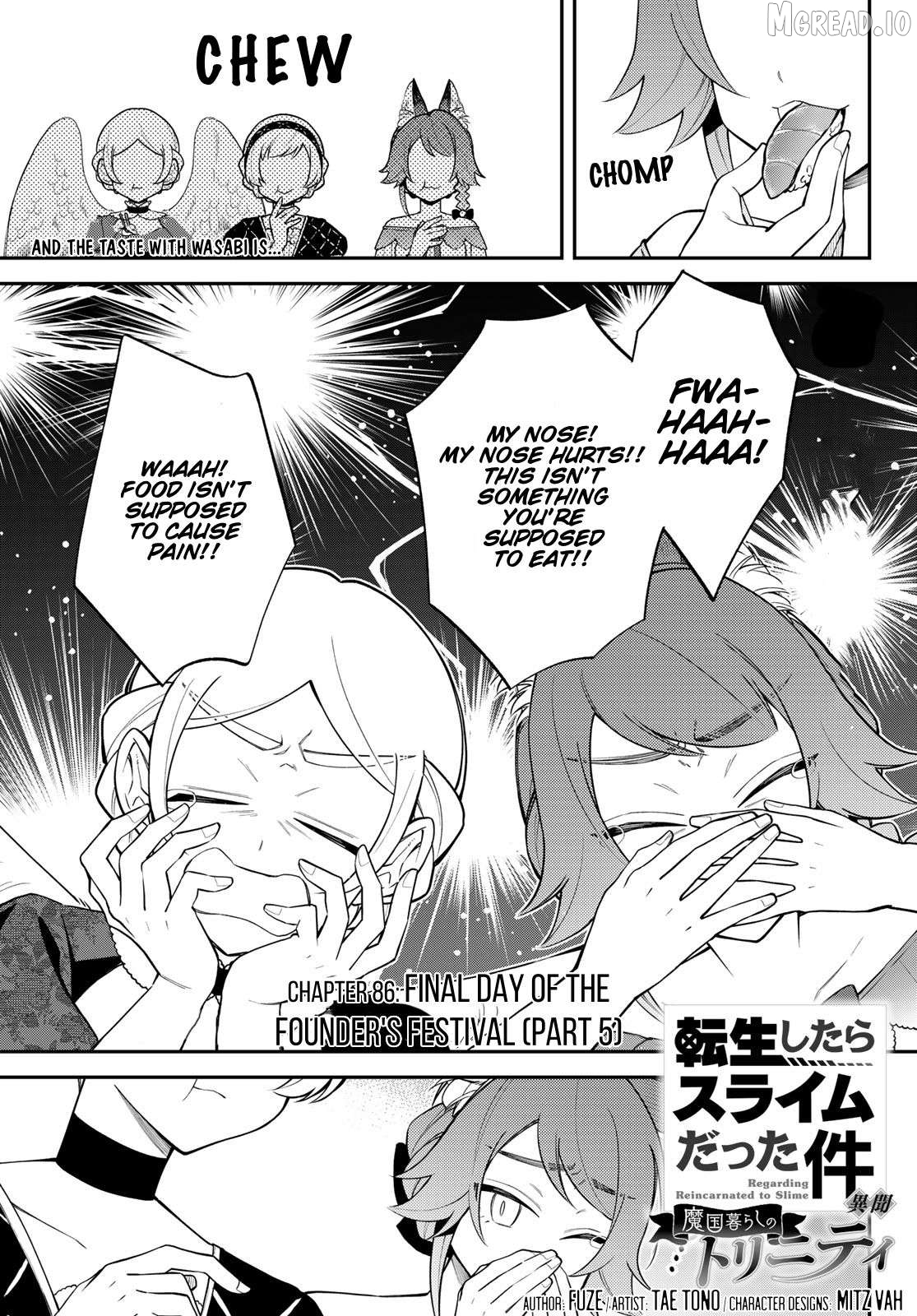 That Time I Was Reincarnated As A Slime Strange Tales: Monster Country Life Of Trinity Chapter 86 - page 1