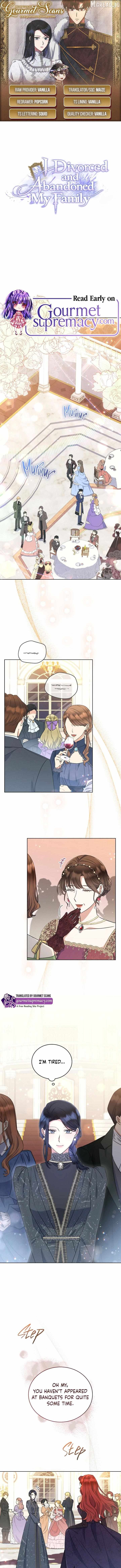I Got Divorced and Abandoned My Family Chapter 9 - page 1
