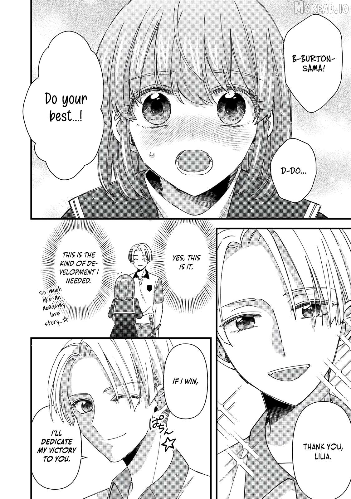 Mob Douzen No Akuyaku Reijou Wa Dansou Shite Kouryaku Taishou No Za O Nerau Chapter 13.2 - page 2
