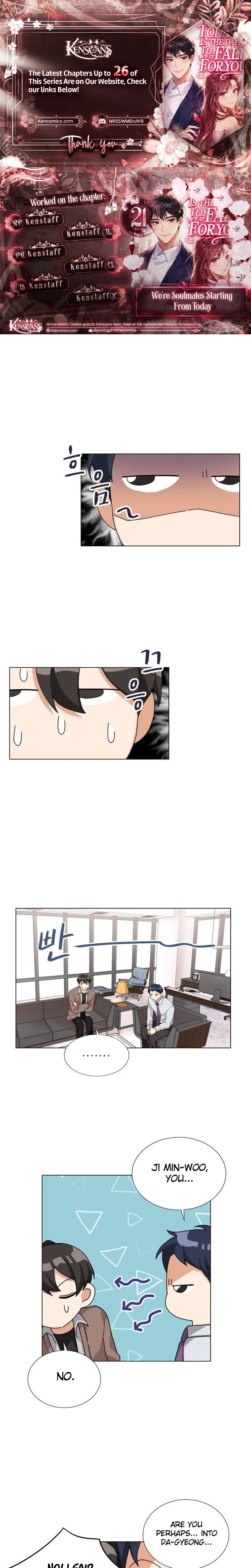 We’re Soulmates Starting From Today Chapter 21 - page 1