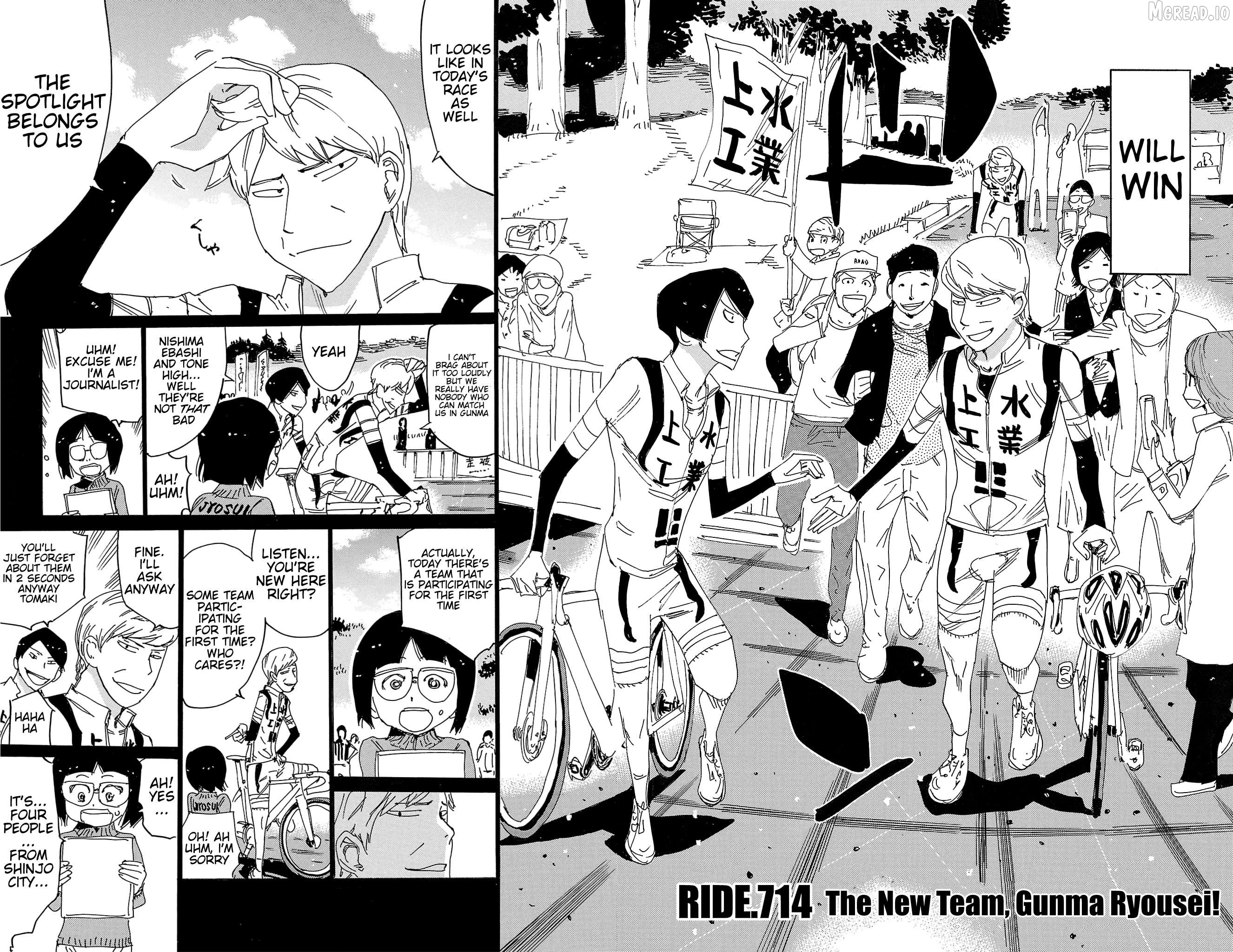 Yowamushi Pedal Chapter 714 - page 2