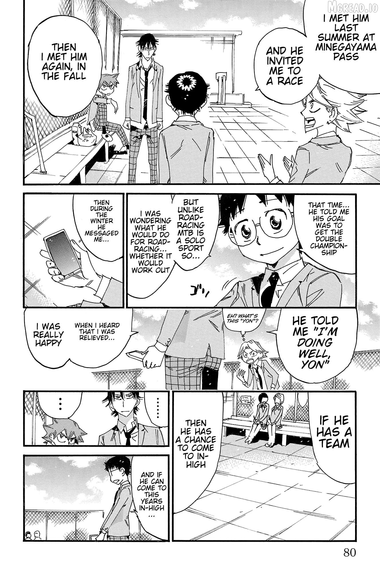 Yowamushi Pedal Chapter 715 - page 7