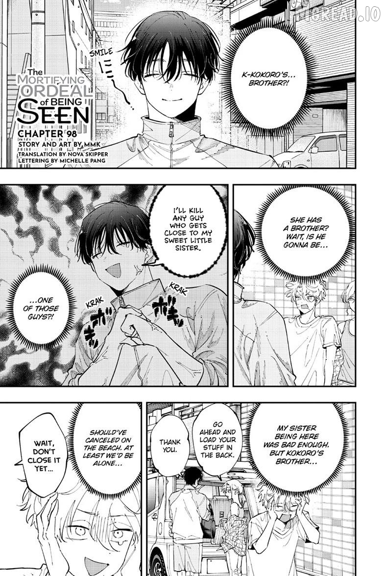 The Person Sitting Next to Me Looking at Me with Perverted Eyes Chapter 98 - page 2