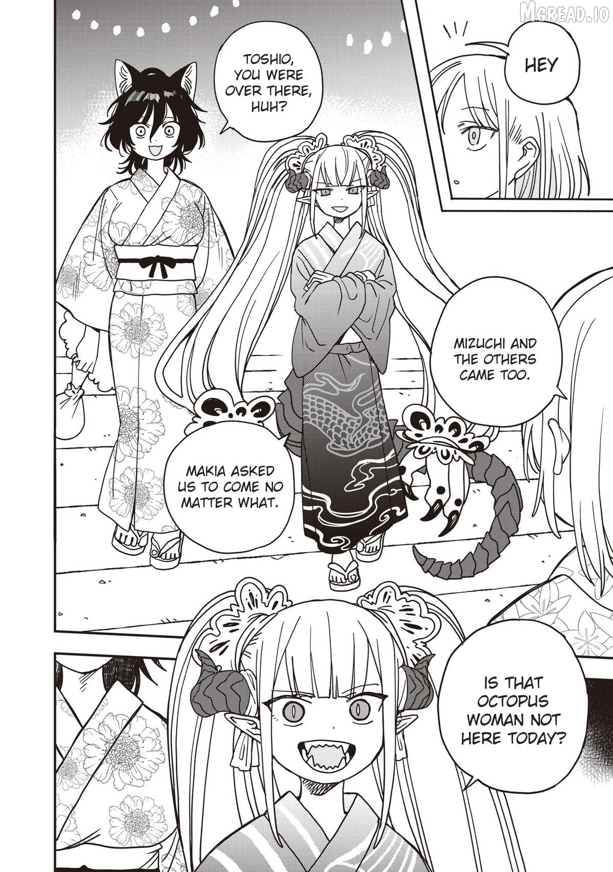 Mizudako-Chan Kara Wa Nigerarenai! Chapter 35 - page 2