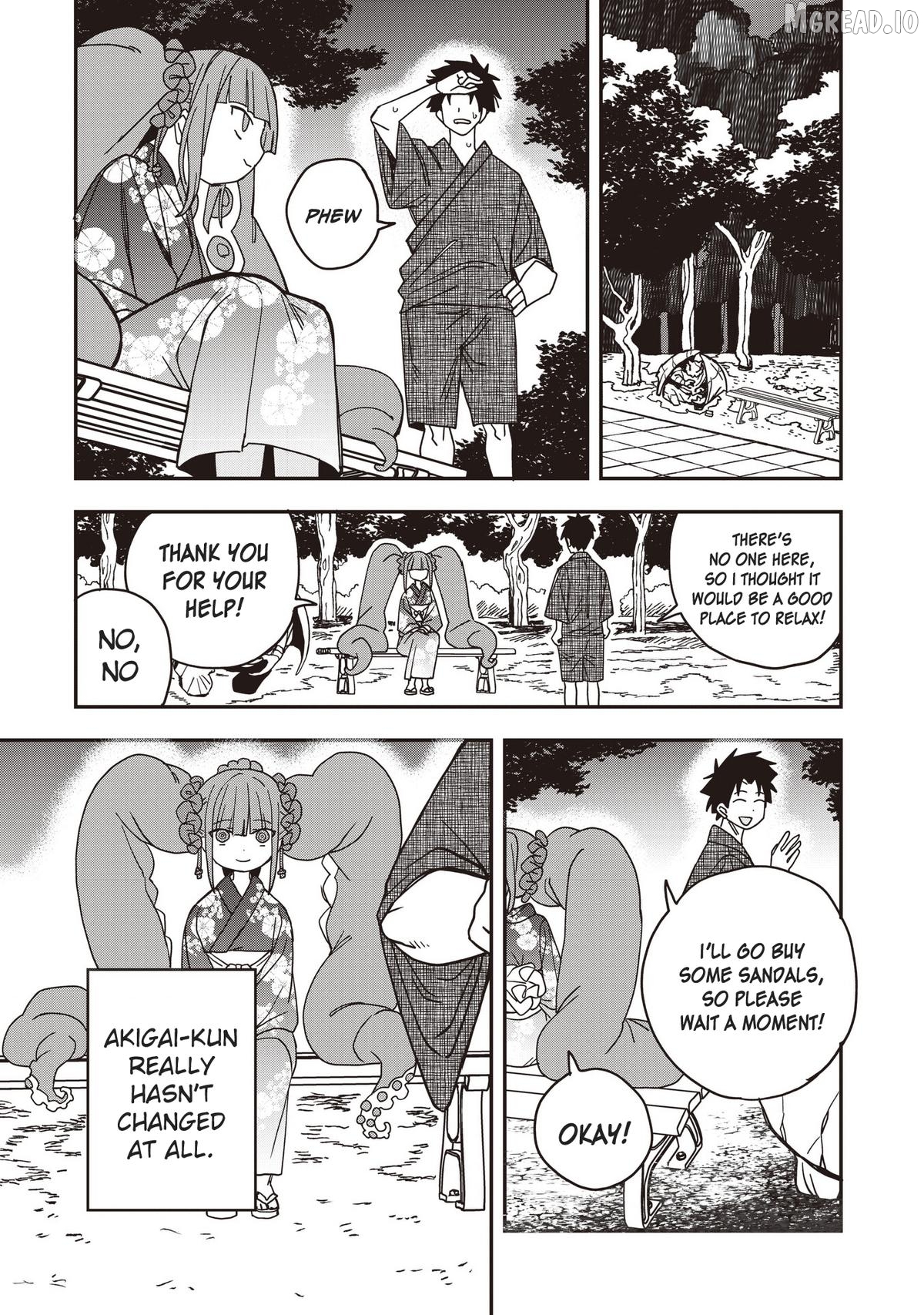 Mizudako-Chan Kara Wa Nigerarenai! Chapter 35 - page 9