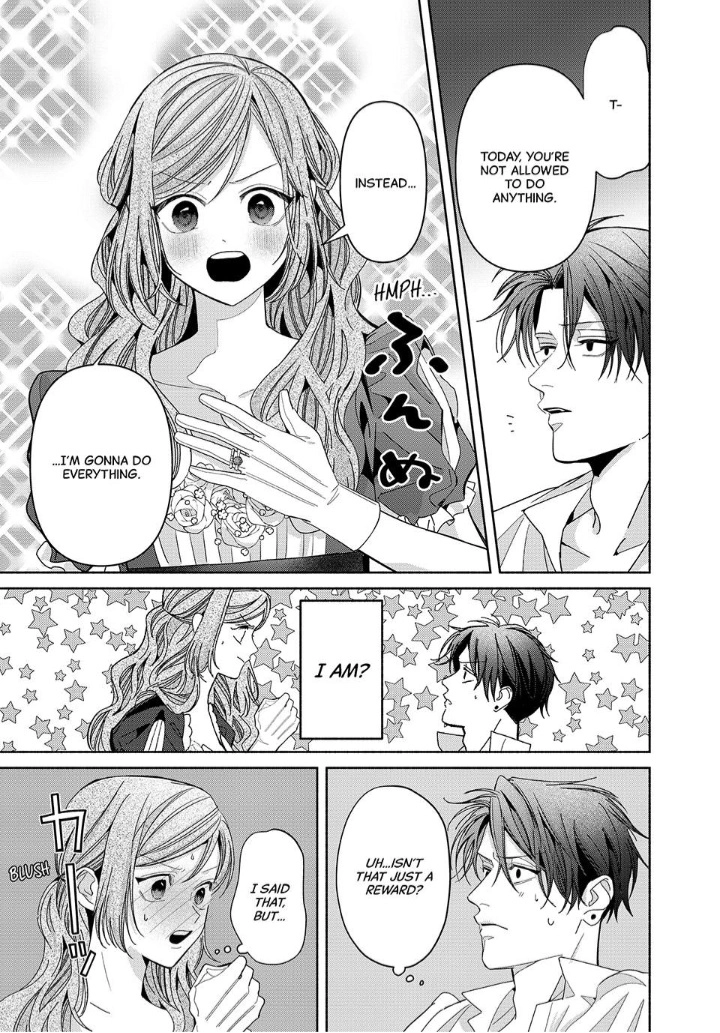 Moto Konyakusha kara Nigeru tame Kyūketsu Hakushaku ni Koibito no Furi wo Onegai Shitara, Naze ka Dekiai Mōdo ni Narimashita Chapter 27 - page 17