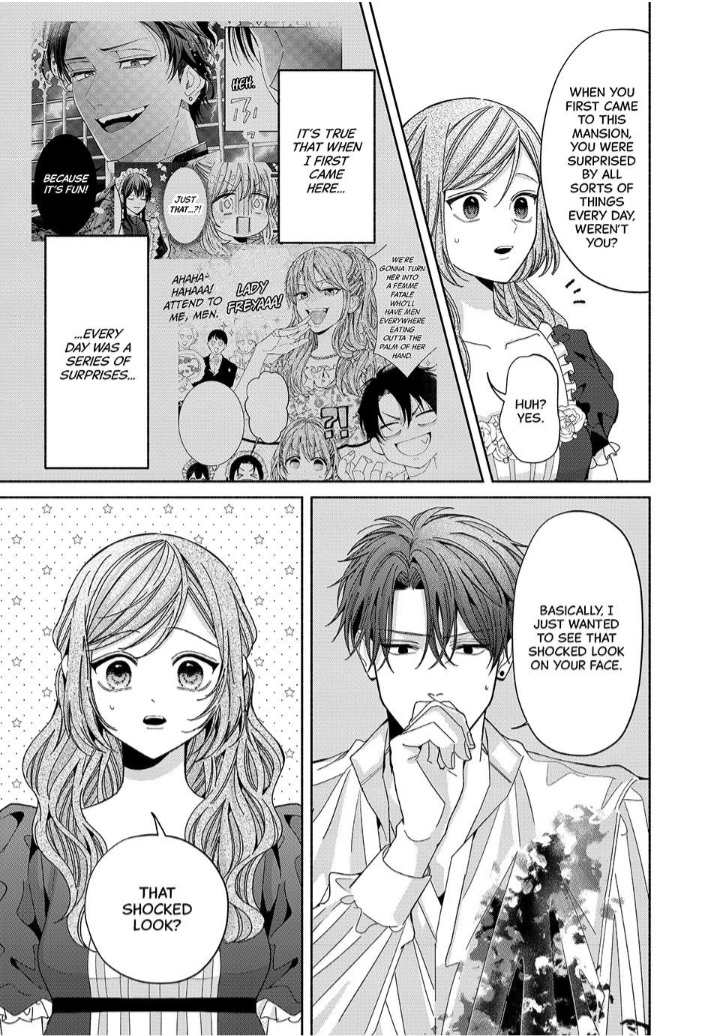 Moto Konyakusha kara Nigeru tame Kyūketsu Hakushaku ni Koibito no Furi wo Onegai Shitara, Naze ka Dekiai Mōdo ni Narimashita Chapter 27 - page 7