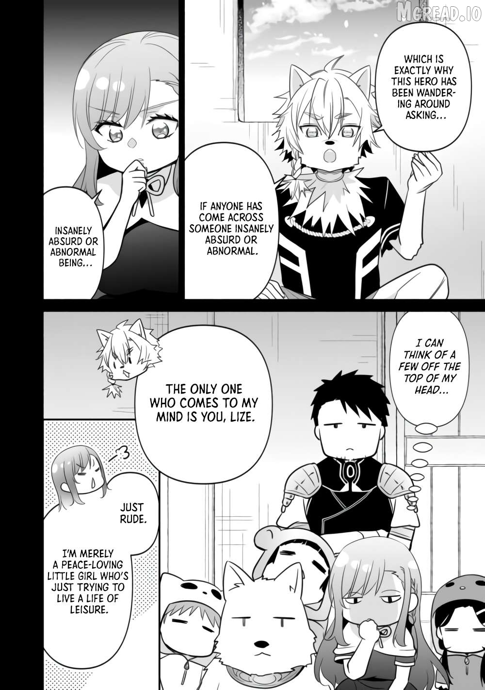 Tensei Youjo. Kamikemono to Ouji to, Saikyou no Ojisan Youhei-dan no Naka de Ikiru. Chapter 35 - page 2
