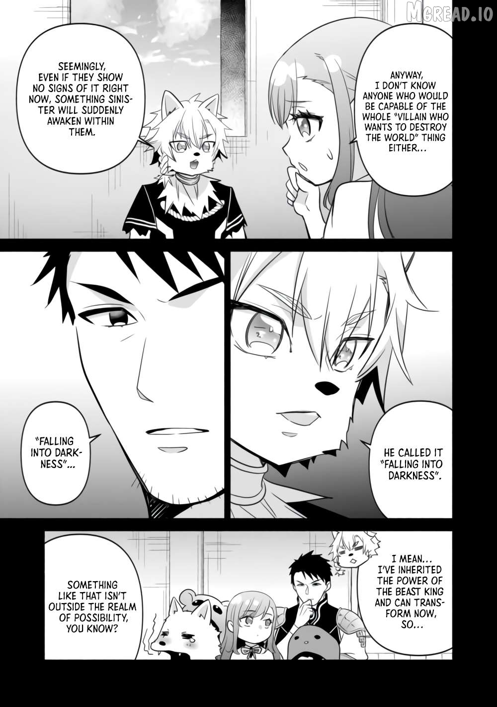 Tensei Youjo. Kamikemono to Ouji to, Saikyou no Ojisan Youhei-dan no Naka de Ikiru. Chapter 35 - page 3