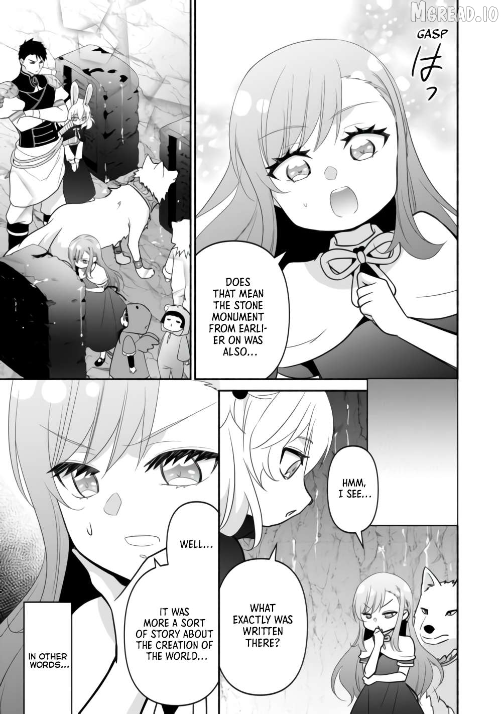 Tensei Youjo. Kamikemono to Ouji to, Saikyou no Ojisan Youhei-dan no Naka de Ikiru. Chapter 36 - page 5