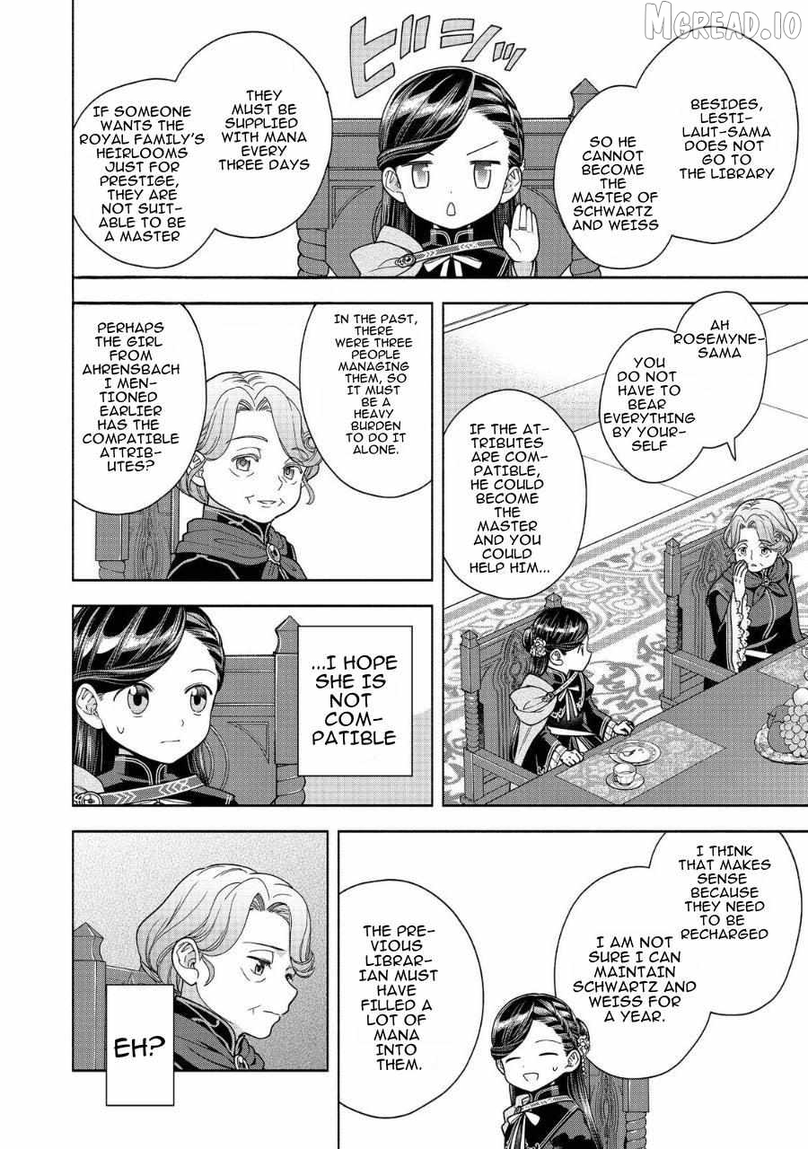 Honzuki No Gekokujou ~Shisho Ni Naru Tame Ni Wa Shudan Wo Erandeiraremasen~ Dai 4-Bu 「 Kizokuin No Toshokan Wo Sukuitai!」 Chapter 32 - page 10