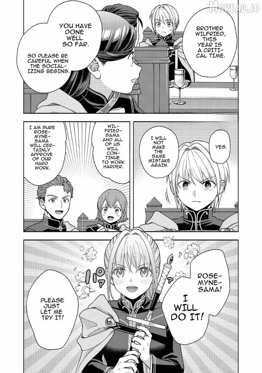 Honzuki No Gekokujou ~Shisho Ni Naru Tame Ni Wa Shudan Wo Erandeiraremasen~ Dai 4-Bu 「 Kizokuin No Toshokan Wo Sukuitai!」 Chapter 32 - page 27