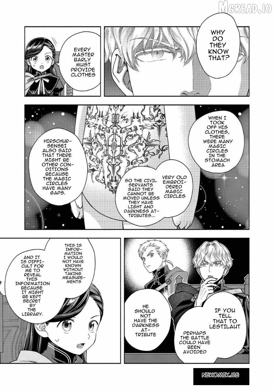 Honzuki No Gekokujou ~Shisho Ni Naru Tame Ni Wa Shudan Wo Erandeiraremasen~ Dai 4-Bu 「 Kizokuin No Toshokan Wo Sukuitai!」 Chapter 32 - page 9