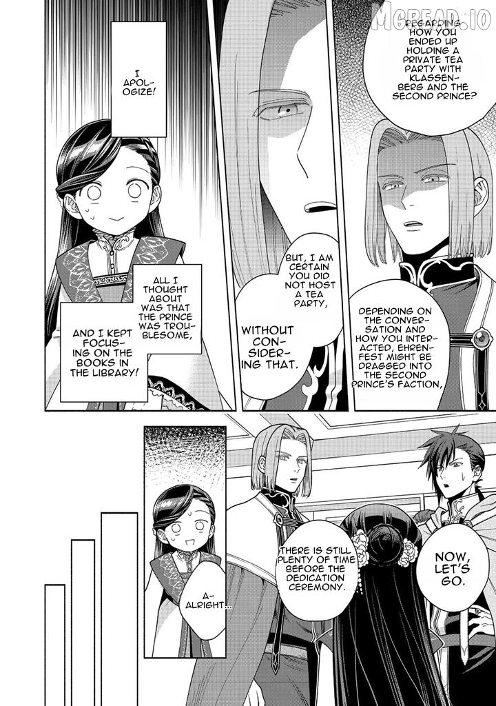 Honzuki No Gekokujou ~Shisho Ni Naru Tame Ni Wa Shudan Wo Erandeiraremasen~ Dai 4-Bu 「 Kizokuin No Toshokan Wo Sukuitai!」 Chapter 37 - page 18