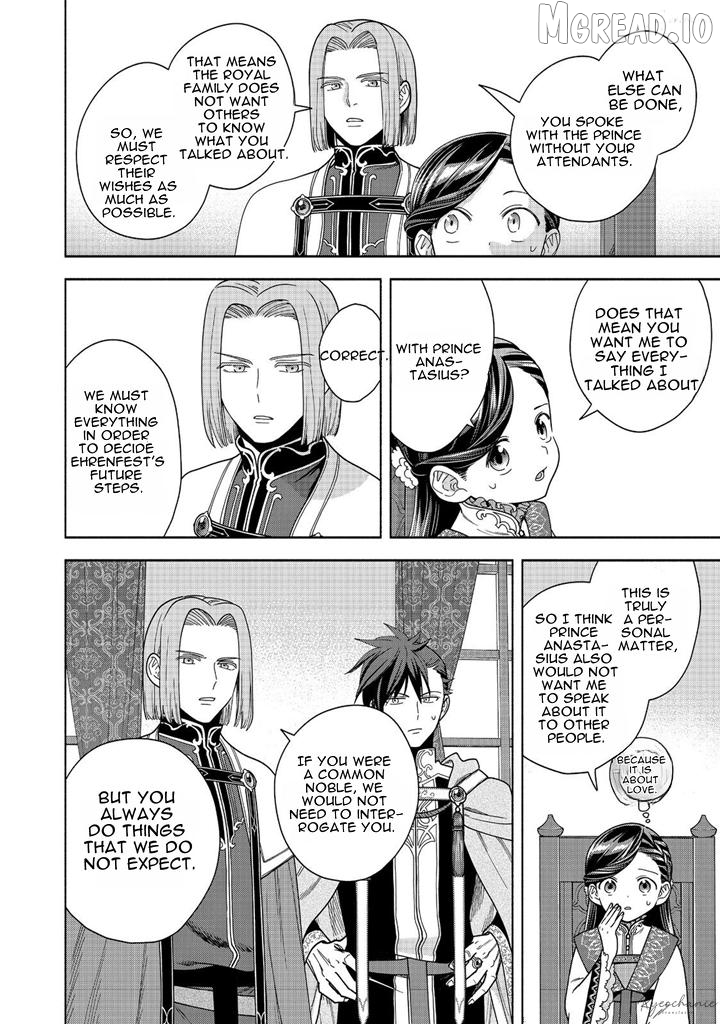 Honzuki No Gekokujou ~Shisho Ni Naru Tame Ni Wa Shudan Wo Erandeiraremasen~ Dai 4-Bu 「 Kizokuin No Toshokan Wo Sukuitai!」 Chapter 37 - page 20