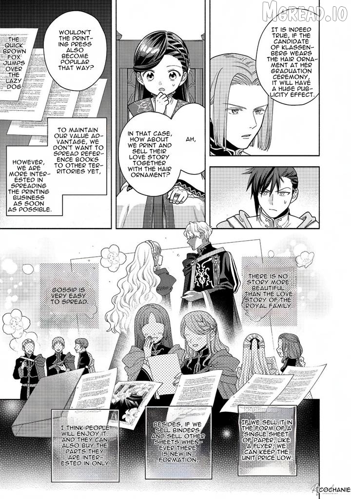 Honzuki No Gekokujou ~Shisho Ni Naru Tame Ni Wa Shudan Wo Erandeiraremasen~ Dai 4-Bu 「 Kizokuin No Toshokan Wo Sukuitai!」 Chapter 38 - page 15