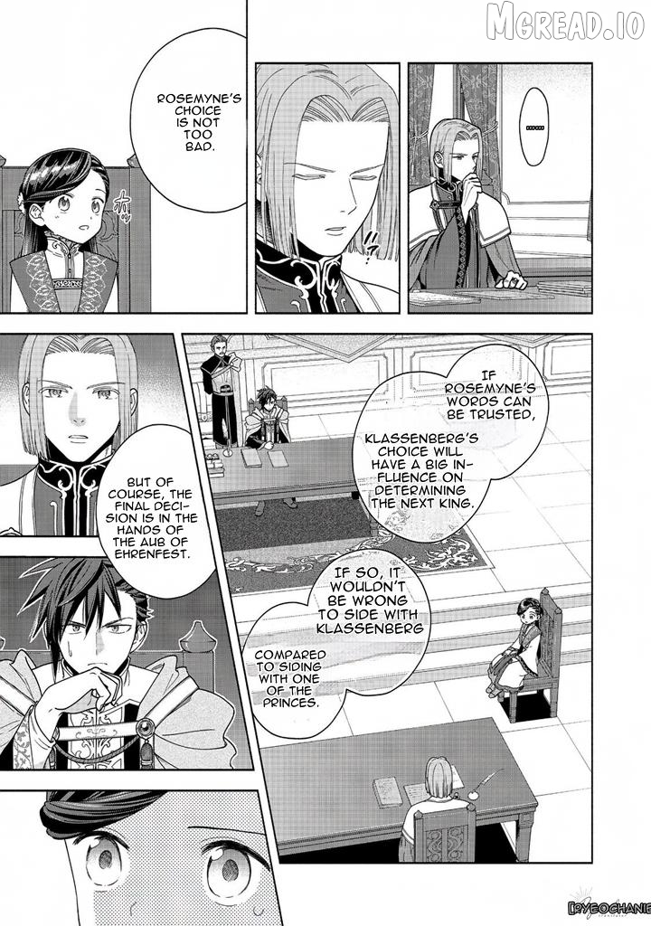 Honzuki No Gekokujou ~Shisho Ni Naru Tame Ni Wa Shudan Wo Erandeiraremasen~ Dai 4-Bu 「 Kizokuin No Toshokan Wo Sukuitai!」 Chapter 38 - page 17