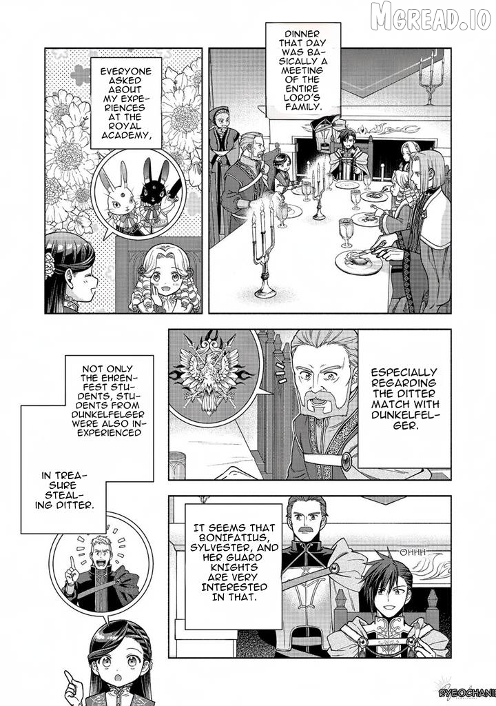 Honzuki No Gekokujou ~Shisho Ni Naru Tame Ni Wa Shudan Wo Erandeiraremasen~ Dai 4-Bu 「 Kizokuin No Toshokan Wo Sukuitai!」 Chapter 38 - page 23