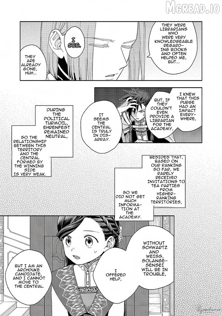 Honzuki No Gekokujou ~Shisho Ni Naru Tame Ni Wa Shudan Wo Erandeiraremasen~ Dai 4-Bu 「 Kizokuin No Toshokan Wo Sukuitai!」 Chapter 38 - page 3