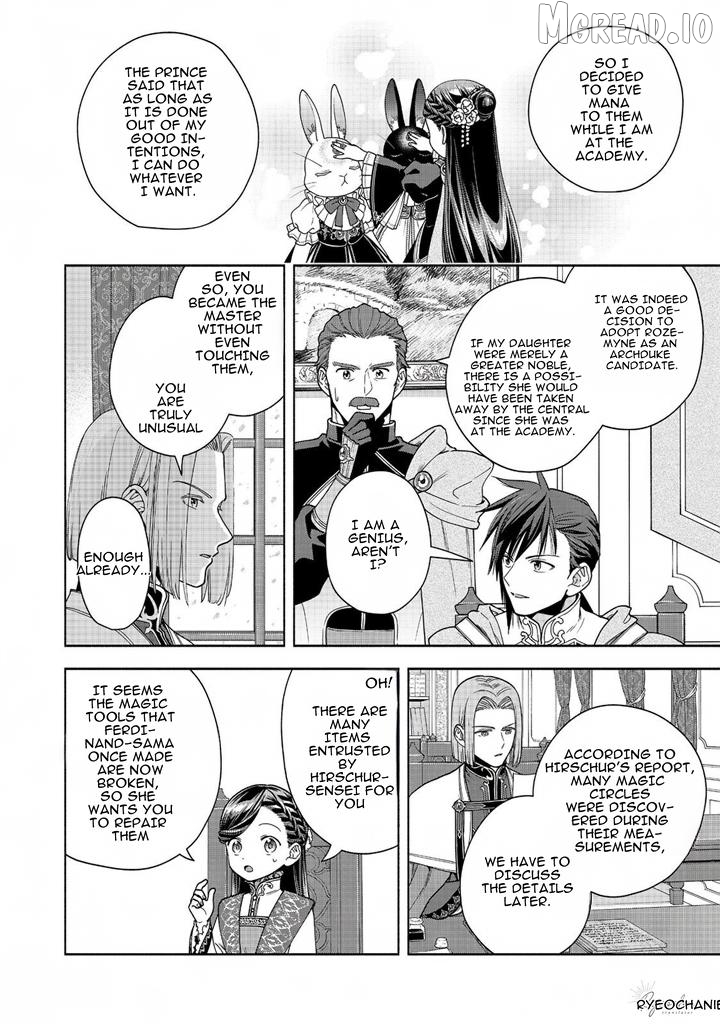 Honzuki No Gekokujou ~Shisho Ni Naru Tame Ni Wa Shudan Wo Erandeiraremasen~ Dai 4-Bu 「 Kizokuin No Toshokan Wo Sukuitai!」 Chapter 38 - page 4