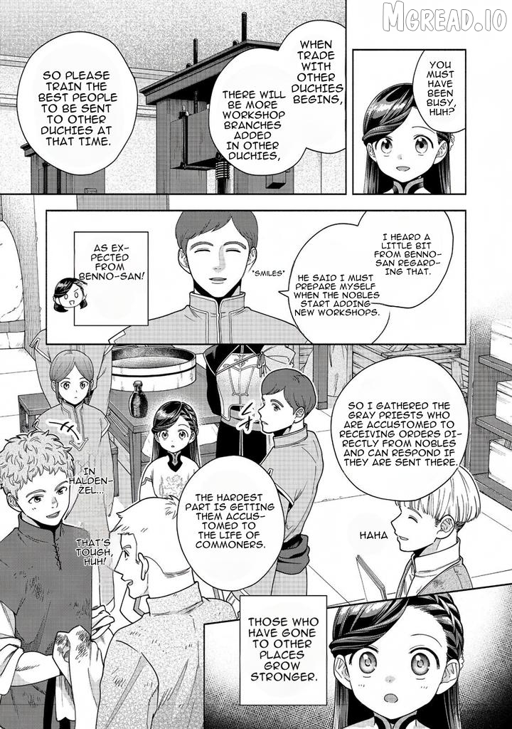 Honzuki No Gekokujou ~Shisho Ni Naru Tame Ni Wa Shudan Wo Erandeiraremasen~ Dai 4-Bu 「 Kizokuin No Toshokan Wo Sukuitai!」 Chapter 39 - page 21