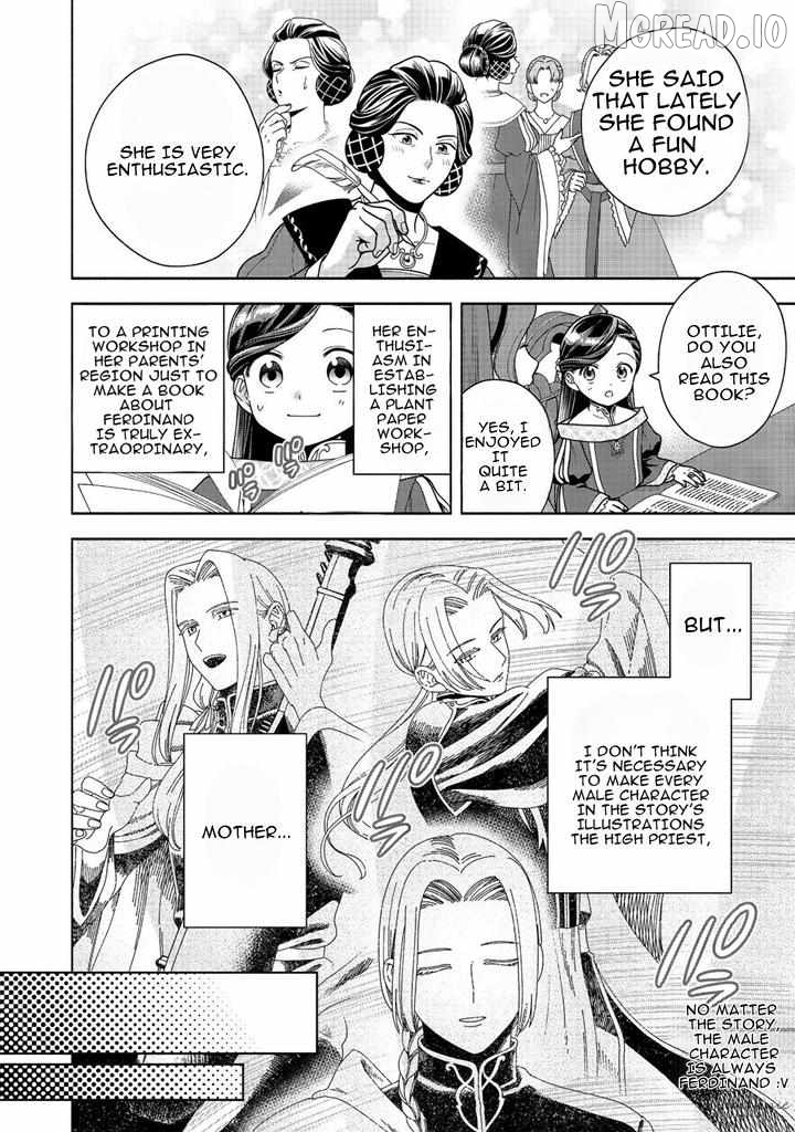 Honzuki No Gekokujou ~Shisho Ni Naru Tame Ni Wa Shudan Wo Erandeiraremasen~ Dai 4-Bu 「 Kizokuin No Toshokan Wo Sukuitai!」 Chapter 39 - page 4