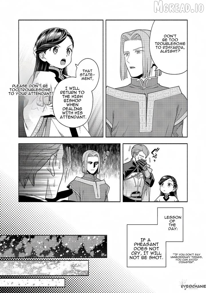 Honzuki No Gekokujou ~Shisho Ni Naru Tame Ni Wa Shudan Wo Erandeiraremasen~ Dai 4-Bu 「 Kizokuin No Toshokan Wo Sukuitai!」 Chapter 40 - page 14