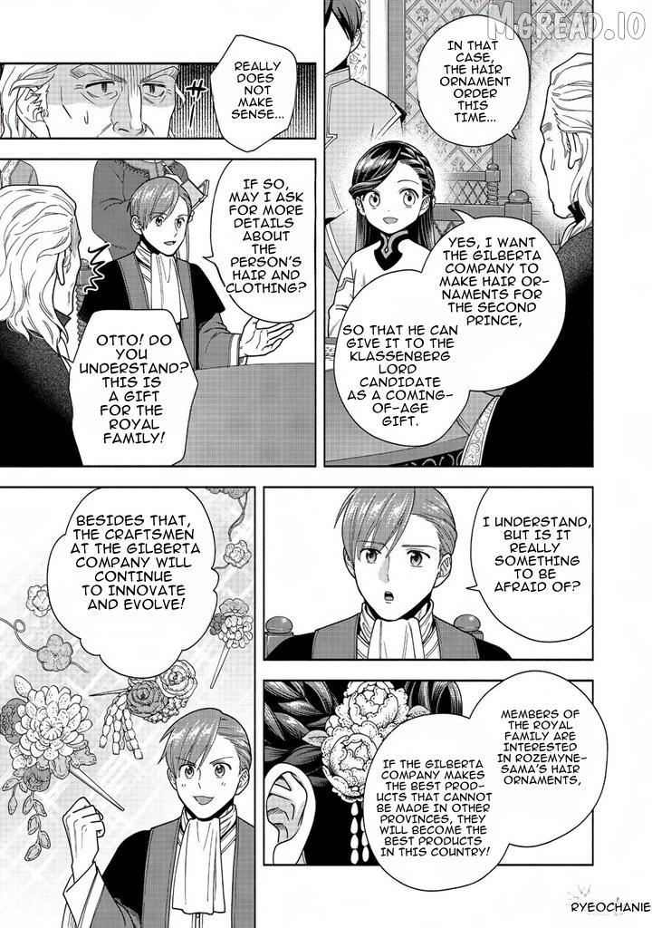 Honzuki No Gekokujou ~Shisho Ni Naru Tame Ni Wa Shudan Wo Erandeiraremasen~ Dai 4-Bu 「 Kizokuin No Toshokan Wo Sukuitai!」 Chapter 40 - page 21
