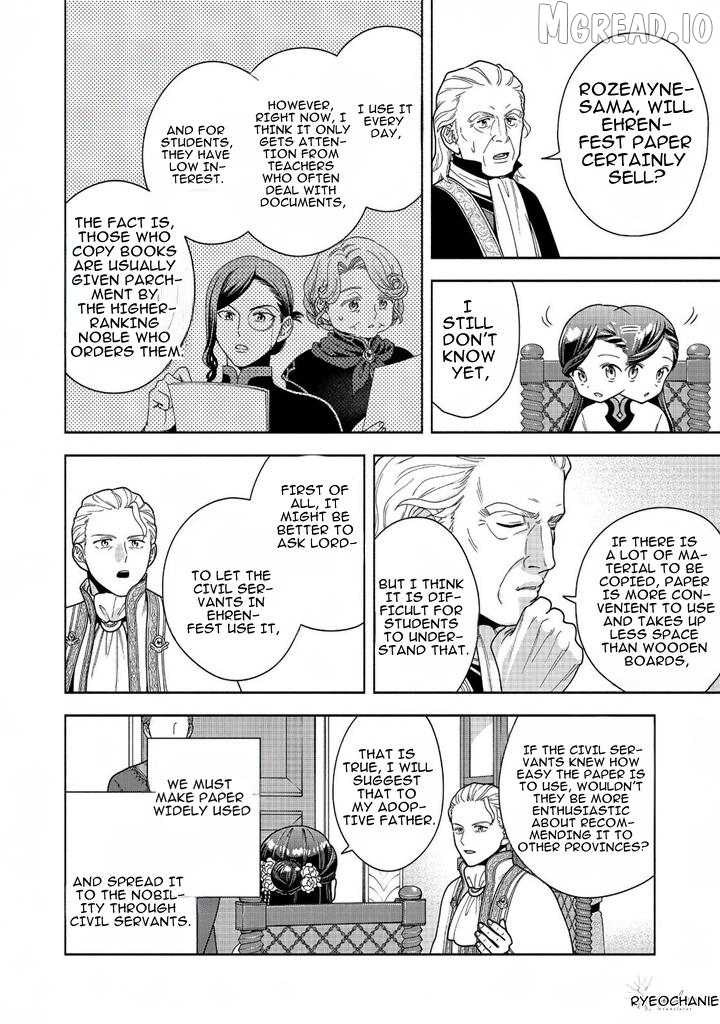 Honzuki No Gekokujou ~Shisho Ni Naru Tame Ni Wa Shudan Wo Erandeiraremasen~ Dai 4-Bu 「 Kizokuin No Toshokan Wo Sukuitai!」 Chapter 40 - page 24