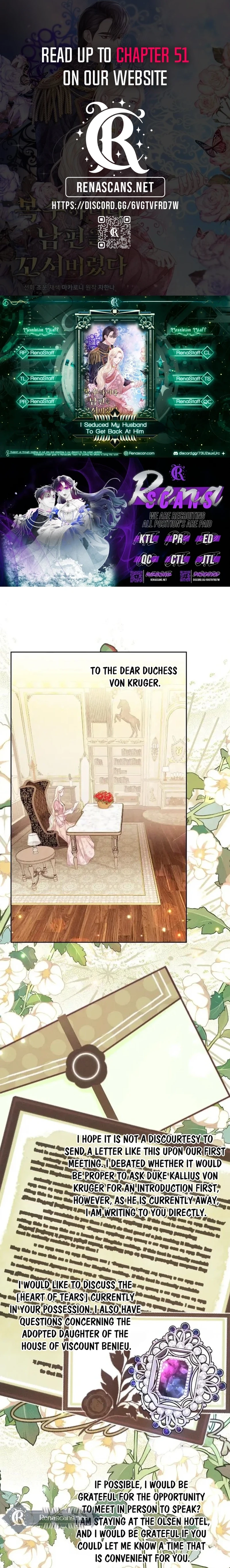 In an Attempt to Get Revenge, I Seduced My Husband Chapter 40 - page 1