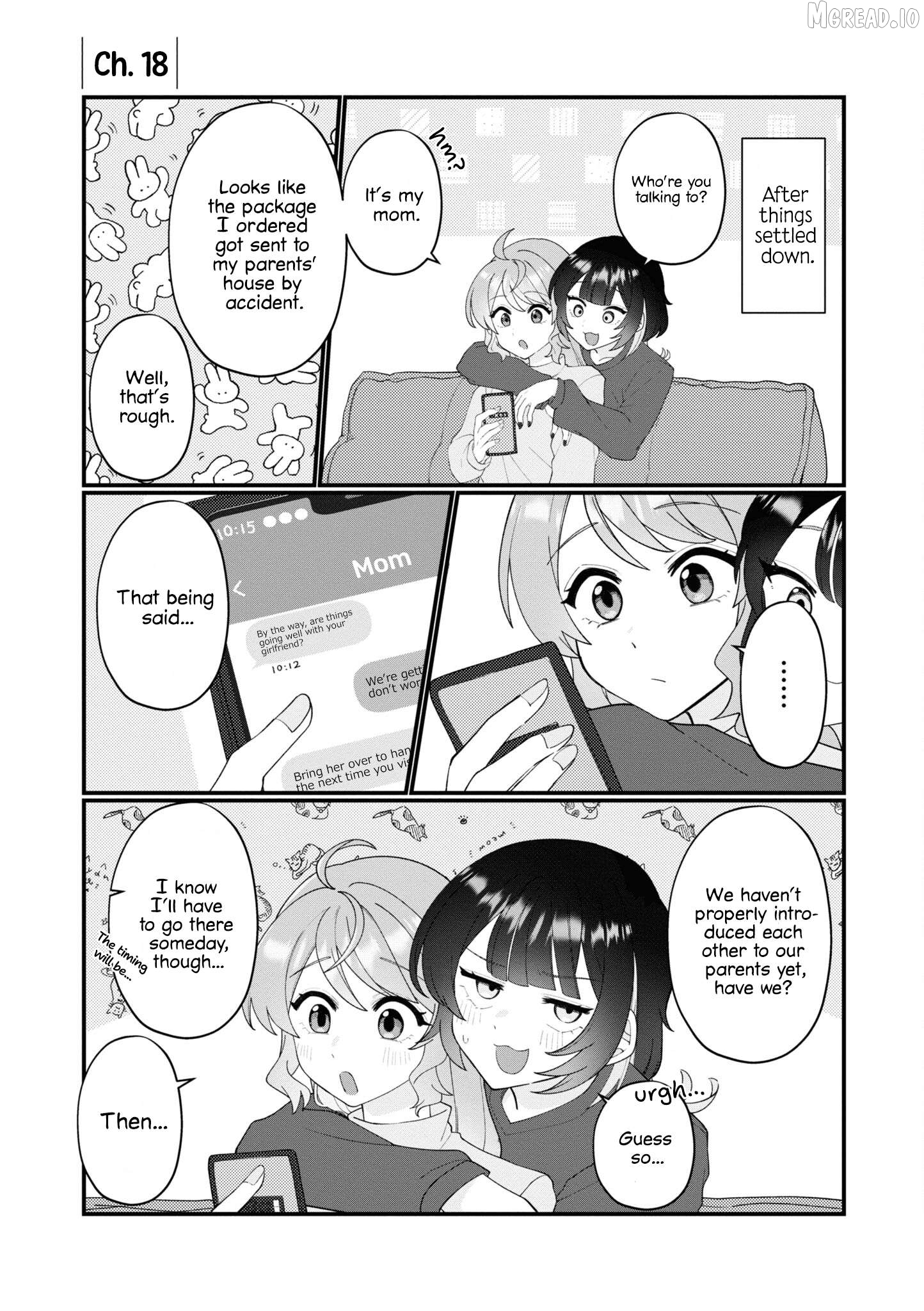Koharu To Minato: Watashi No Partner Wa Onna No Ko Chapter 18 - page 1