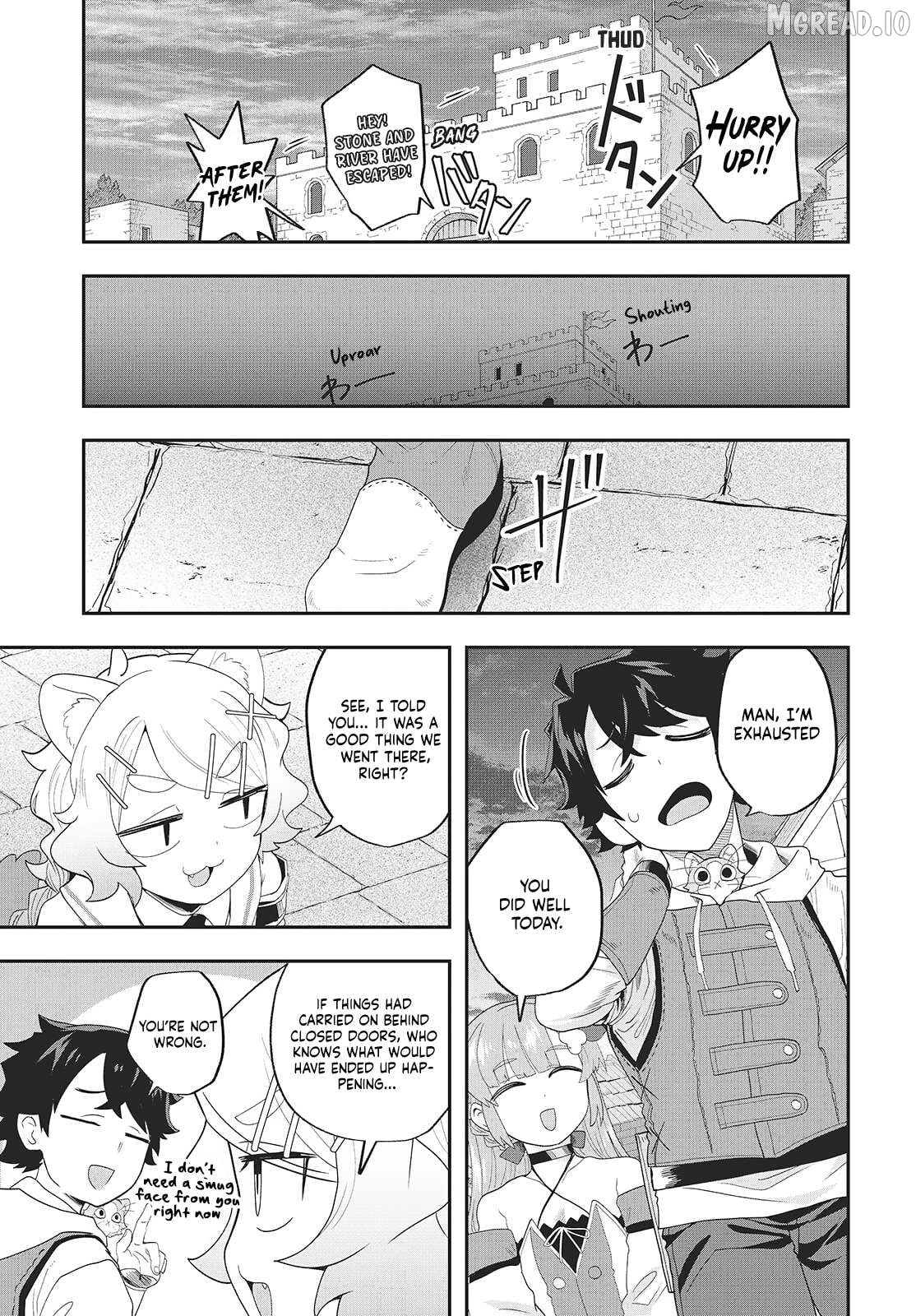 Muteki Shounin no Isekai Nariagari Monogatari ~Gendai no Seihin o Jizai ni Toriyoseru Sukiru ga Aru Node Isekai de wa Rakushoudesu~ Chapter 25 - page 35