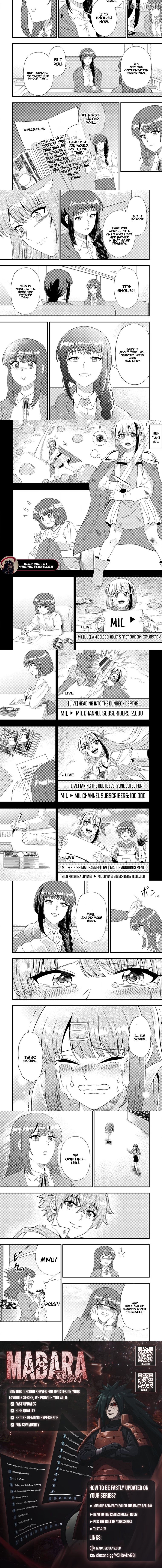Dungeon Haishin wo Kiriwasurerta Yuumei Haishinsha wo Tasuketara, Densetsu no Tansakusha toshite Bazuri Hajimeta ~Inkya no Ore, Nazo Skill da to Omotteita "Rule Mushi" de Ukkari Musou~ Chapter 14.1 - page 2