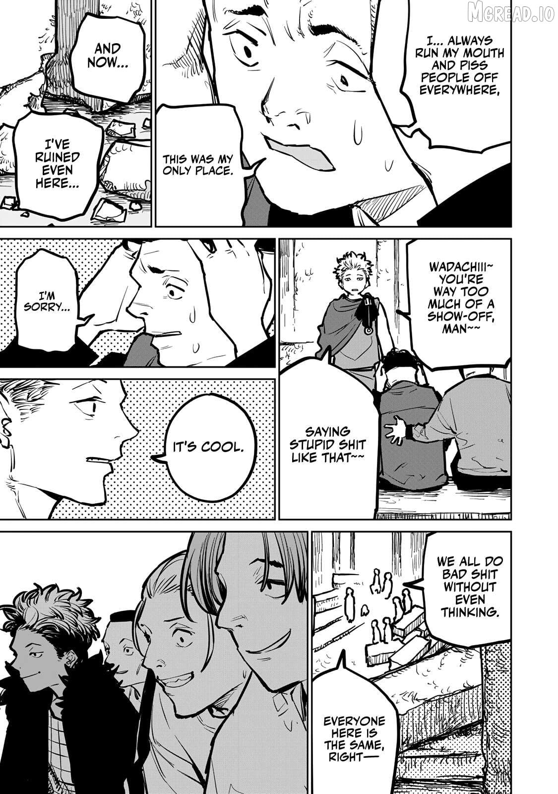 Tsuihou sareta cheat fuyo majutsushi wa ki mama na second life wo ouka suru. ~ora wa buki dake janaku, arayuru mono ni "kyouka point" wo fuyo dekiru shi, ore no ishi de itsudemo kouka wo kaijo dekiru kedo, nokotta hitotachi daijoubu?~ Chapter 31 - page 38