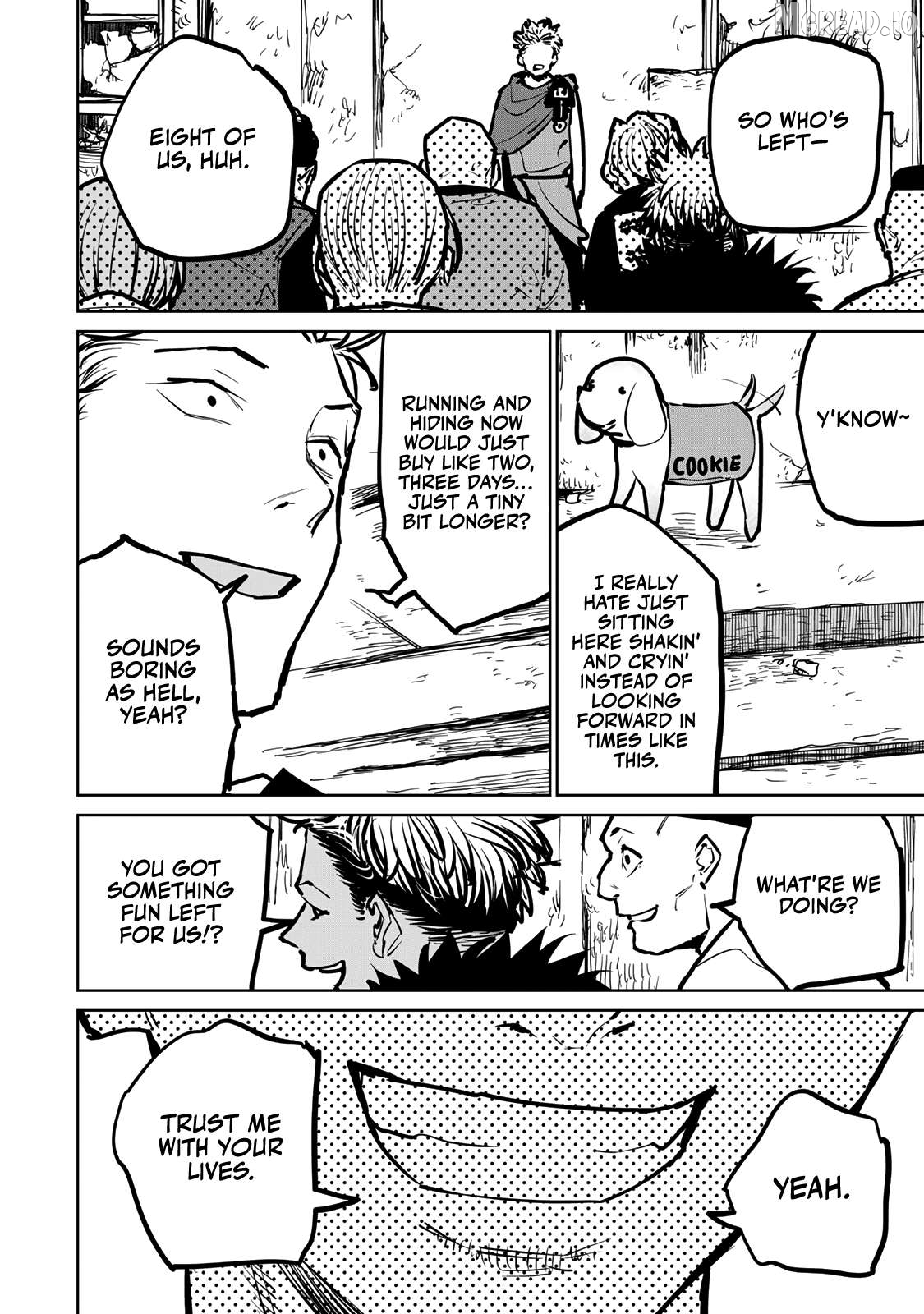 Tsuihou sareta cheat fuyo majutsushi wa ki mama na second life wo ouka suru. ~ora wa buki dake janaku, arayuru mono ni "kyouka point" wo fuyo dekiru shi, ore no ishi de itsudemo kouka wo kaijo dekiru kedo, nokotta hitotachi daijoubu?~ Chapter 31 - page 39